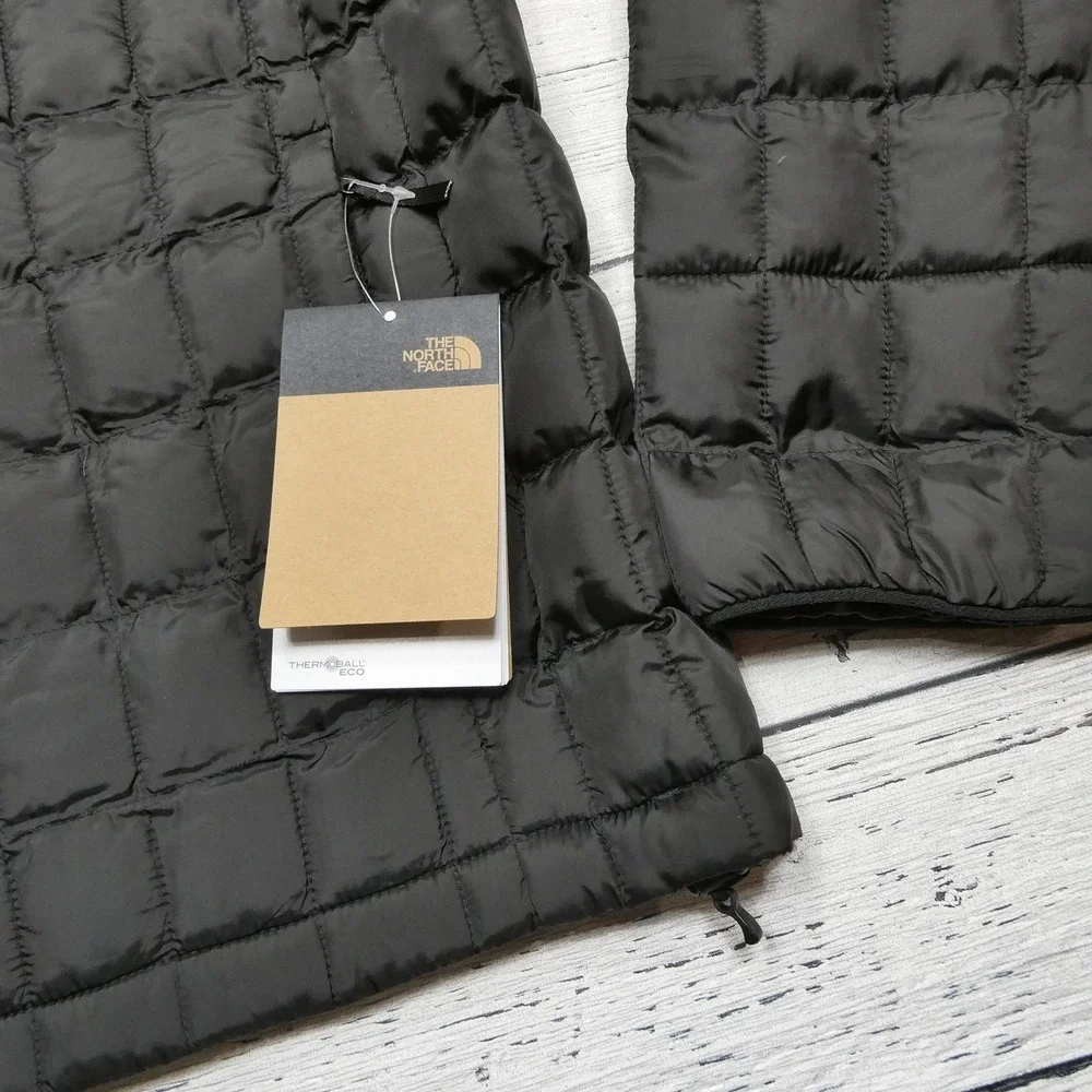 The North Face ThermoBall Eco Jacket Mens Large Black Full Zip Puffer NWT NEW